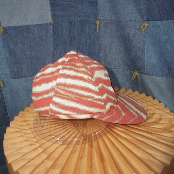 OSFA - Vintage 90s San Francisco 49ers Niners zubaz NFL hat - Picture 4 of 6